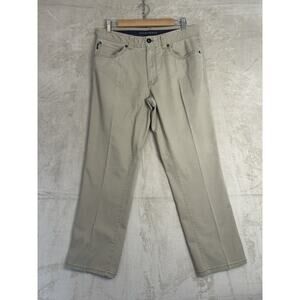G.H. Bass Mens 32x30‎ KhakiPants Straight Leg Chinos